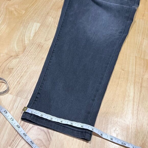 NWT Sonoma mom jeans ultra high rise baggy grey denim size 12 - Picture 13 of 14